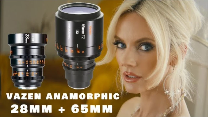 Vazen 1.8X Anamorphic RF Lenses on RED Komodo