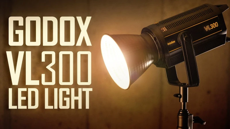 Godox VL300 Daylight LED Light for Video and Photography