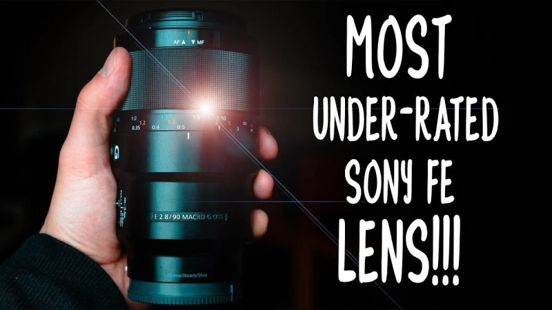 !!!The Best Macro Lens in the WORLD!!! Sony 90mm f2.8 G Lens for VIDEO PHOTO REVIEW