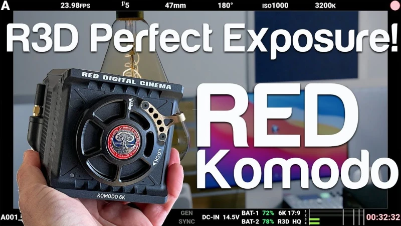 RED Komodo 6K How To Expose R3D for an IPP2 REDCODE RAW Workflow