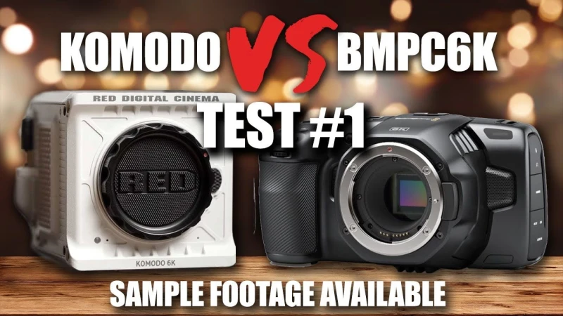 RED KOMODO VS. Blackmagic Pocket Cinema 6K (Sample Footage Download!)