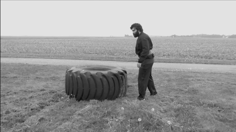 Tire Flipping / Digital Bolex D16m Monochrome