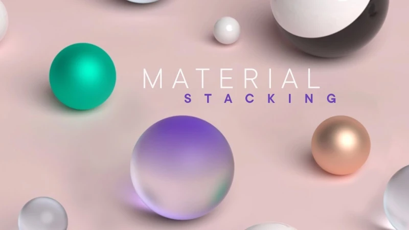 Redshift Material Stacking