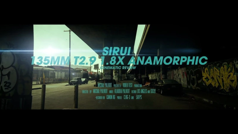 SIRUI 135mm T2.9 1.8x anamorphic CINEMATIC REVIEW SIRUI 35mm (English Subtitles)