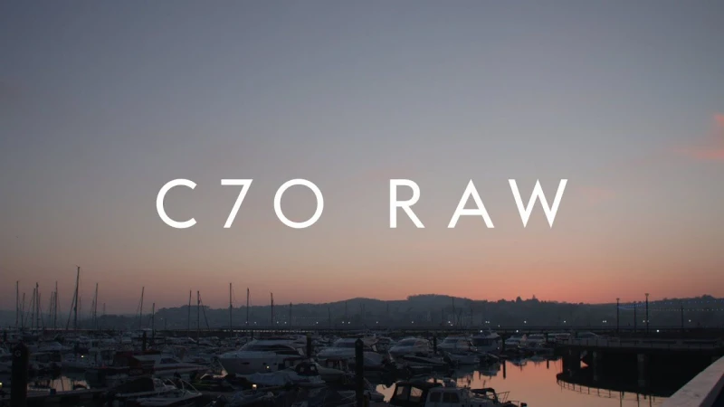 Canon C70 Firmware Update 12 Bit Raw Test Film