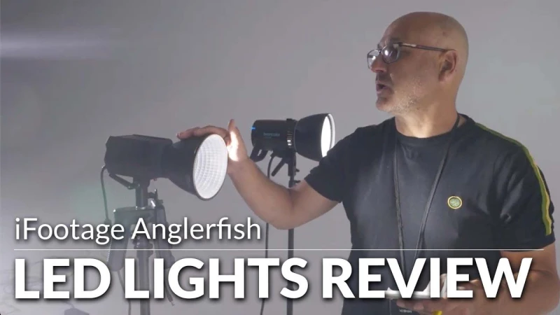 iFootage Anglerfish LED Lights REVIEW SL1 60DN, 220DN 320DN