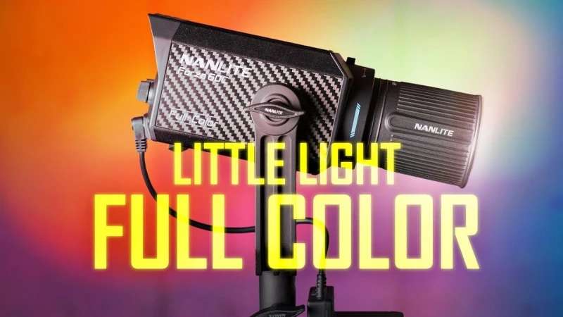 NANLITE Forza 60C - Tiny, full color light talking head lighting ideas