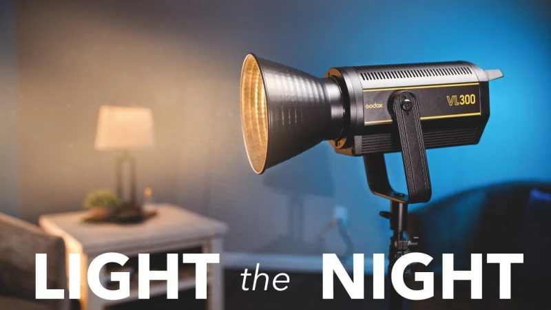 Godox VL300 Video Light Review A VERY bright Video Light