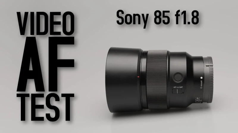 Sony 85mm f1.8 - Video Autofocus Test (FX3)
