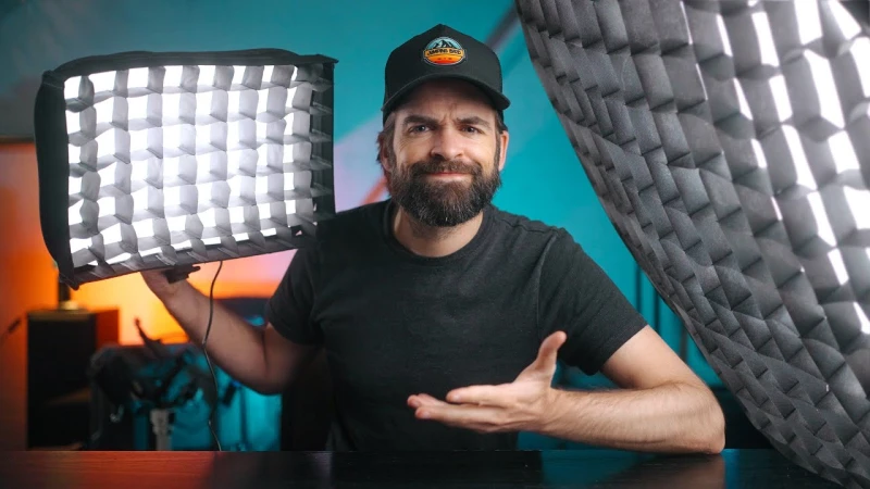 HUGE Studio Light VS LED Panel What Should You Buy? ft. Amaran P60X by Aputure